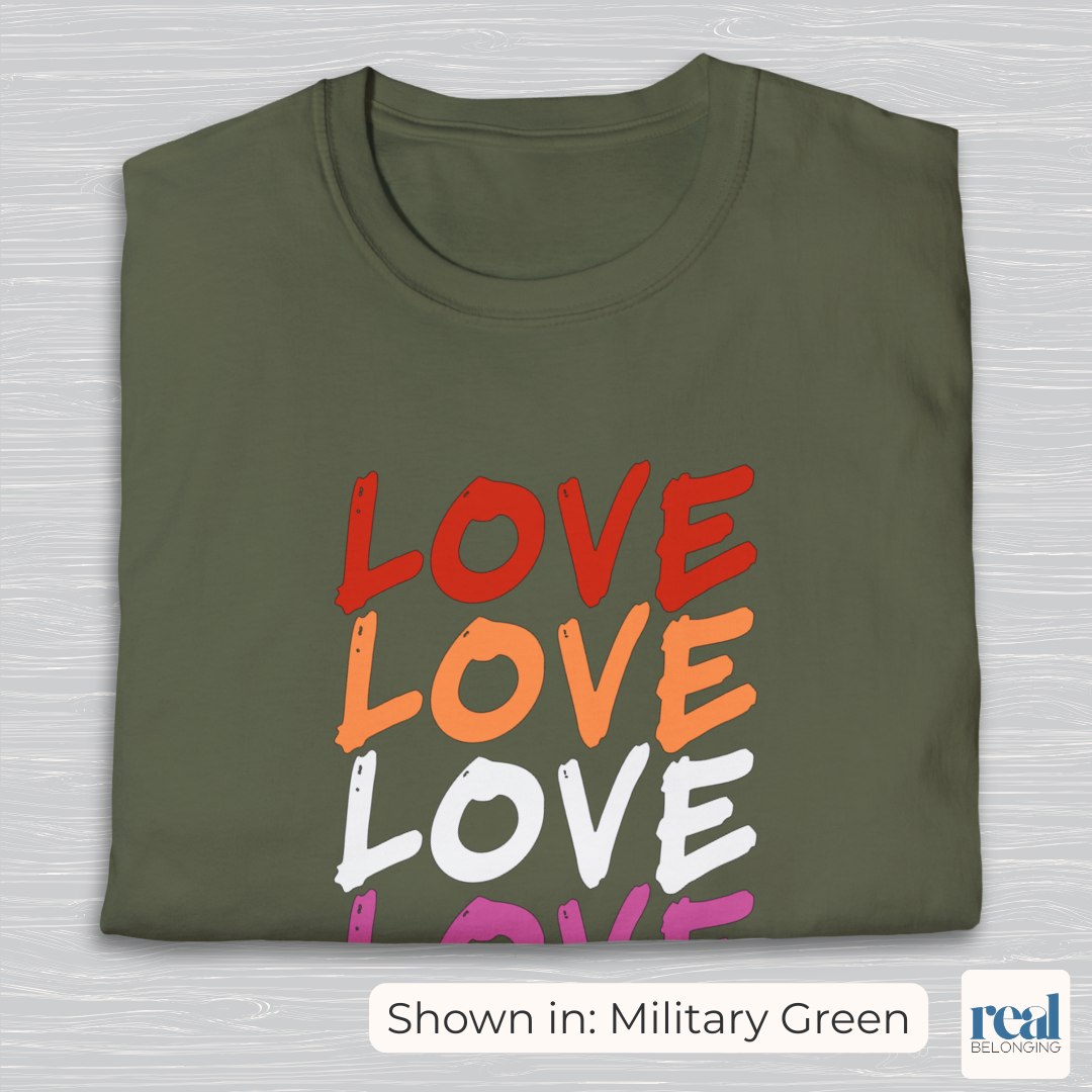 Love Lesbian Pride Shirt
