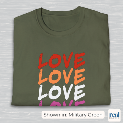 Love Lesbian Pride Shirt