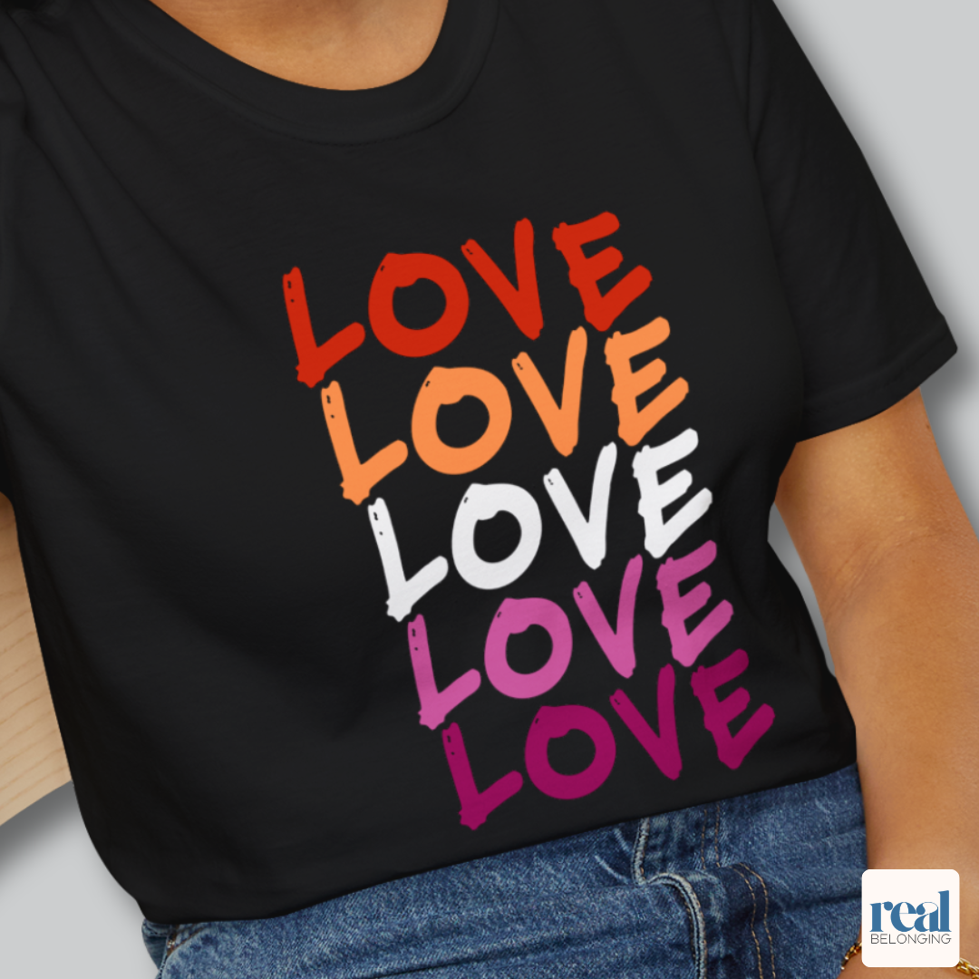 Love Lesbian Pride Shirt