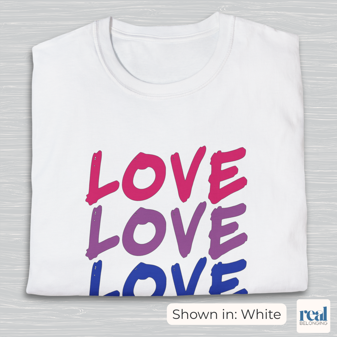 Love Bisexual Pride Shirt