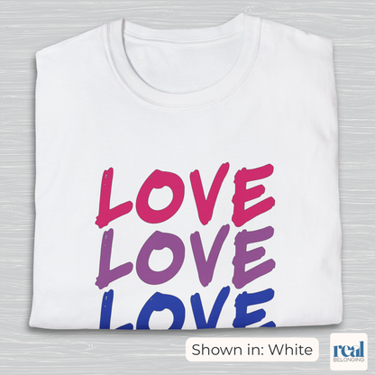 Love Bisexual Pride Shirt
