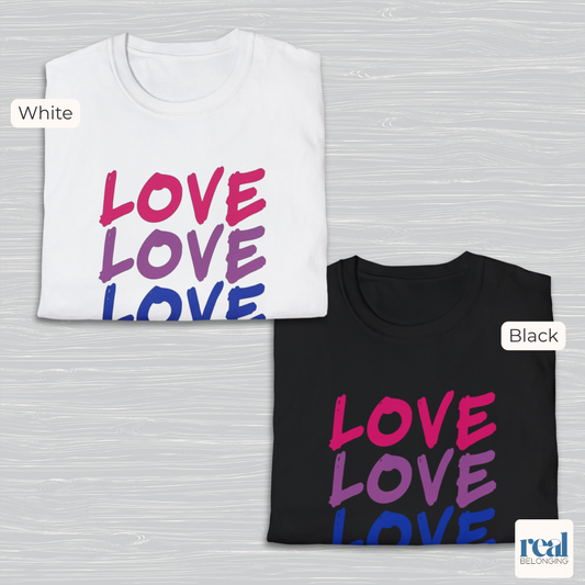 Love Bisexual Pride Shirt
