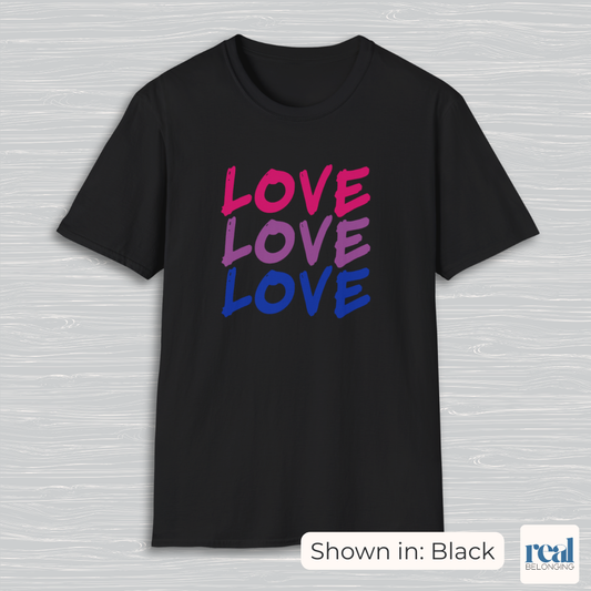 Love Bisexual Pride Shirt