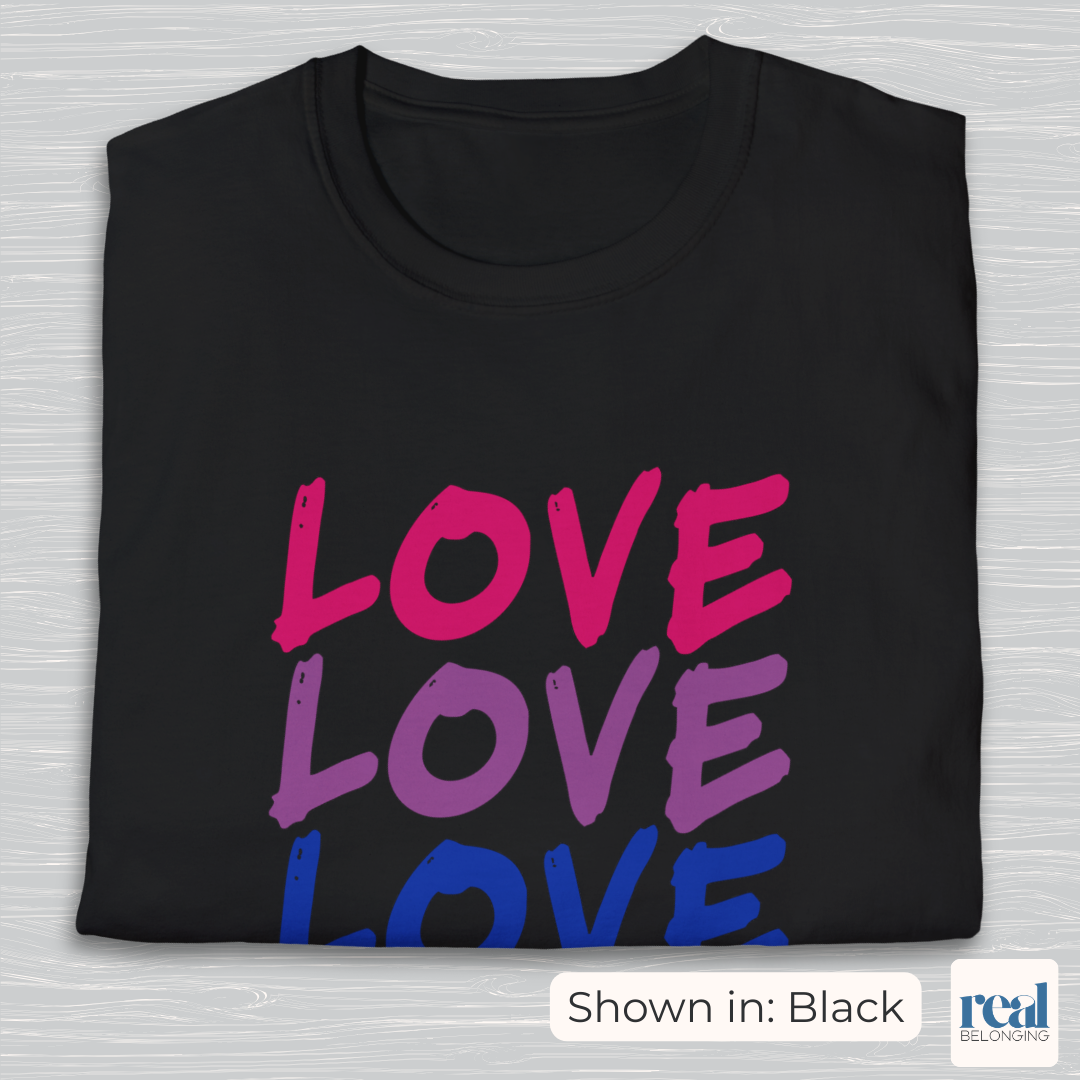 Love Bisexual Pride Shirt