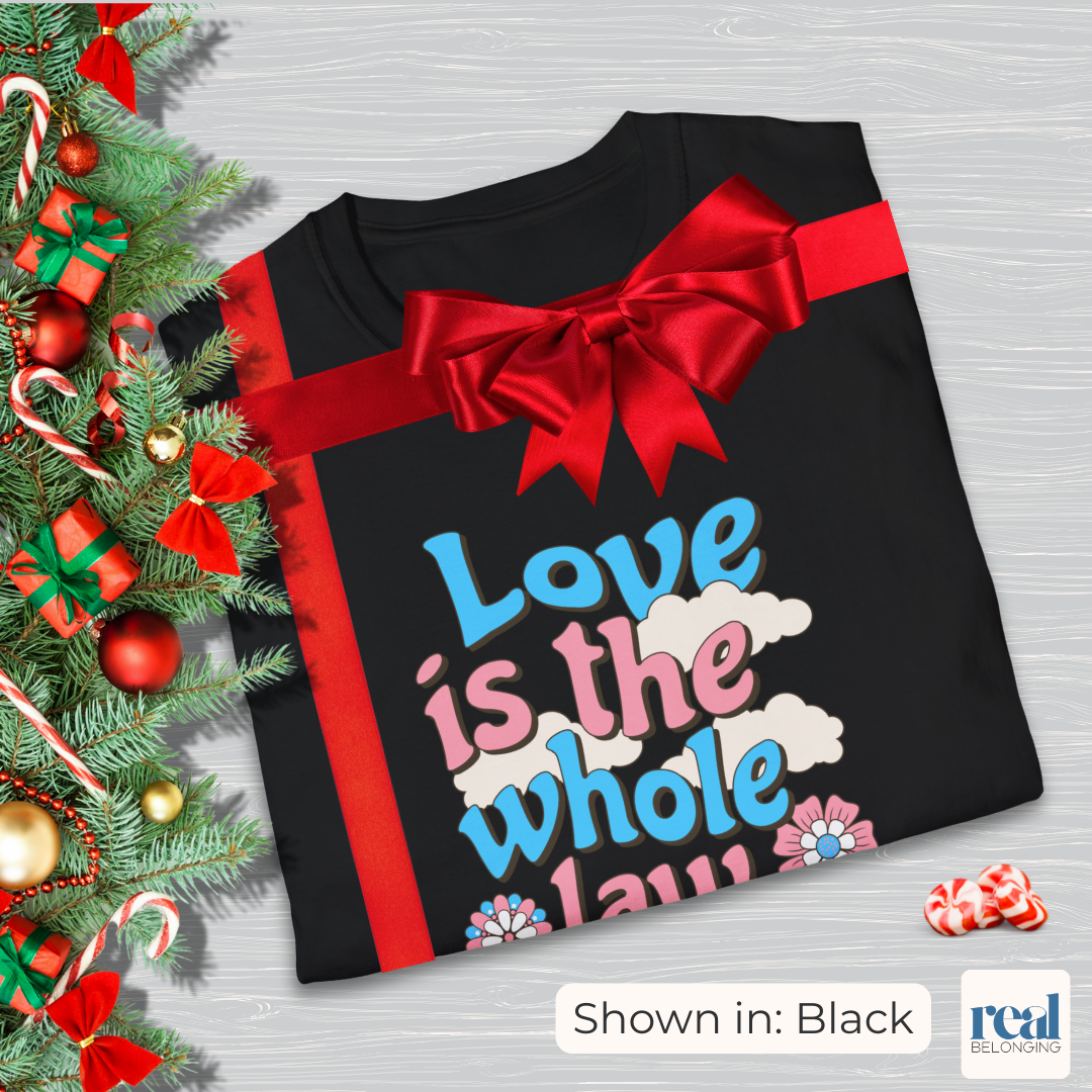 Love Is The Whole Law Inclusive Christian Trans Pride Shirt