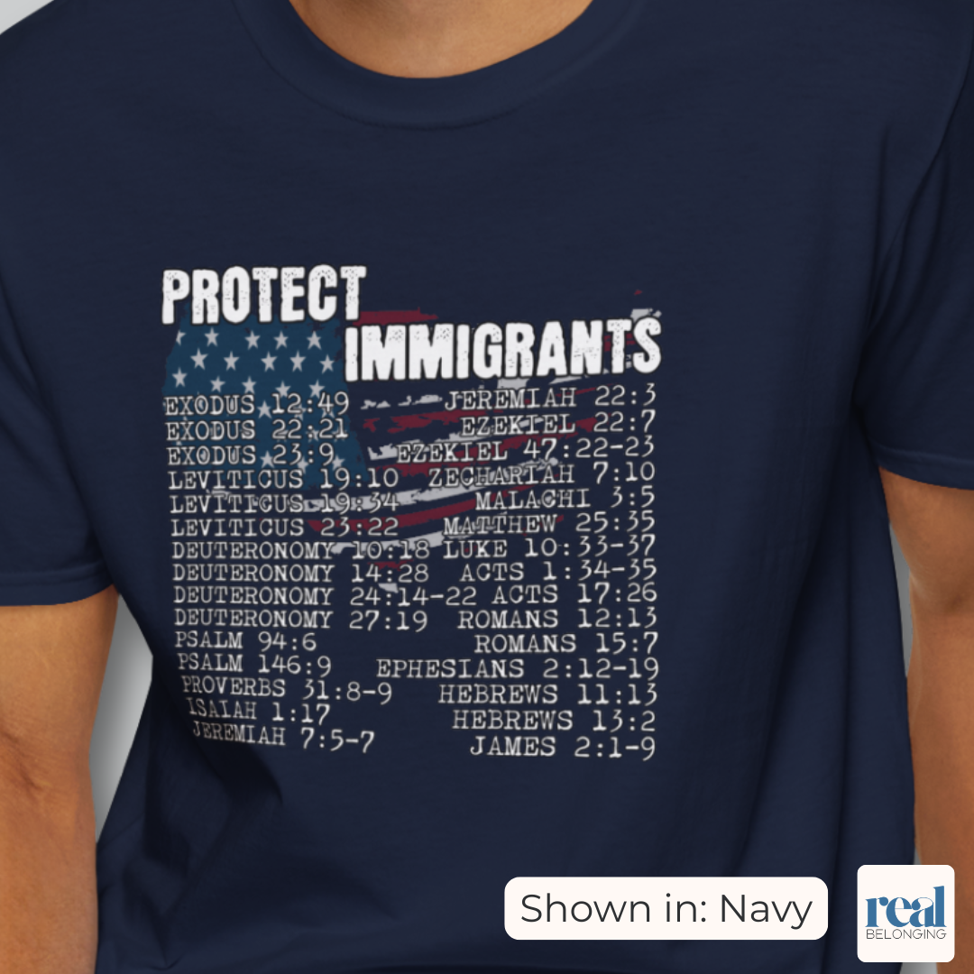Protect Immigrants | 30 Bible Verse T-shirt