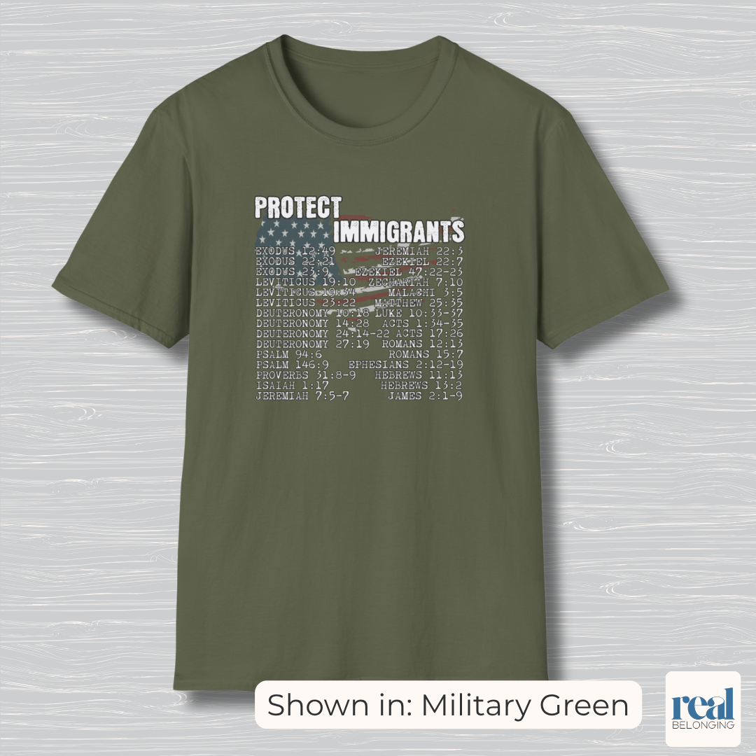 Protect Immigrants | 30 Bible Verse T-shirt