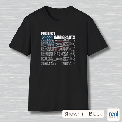 Protect Immigrants | 30 Bible Verse T-shirt