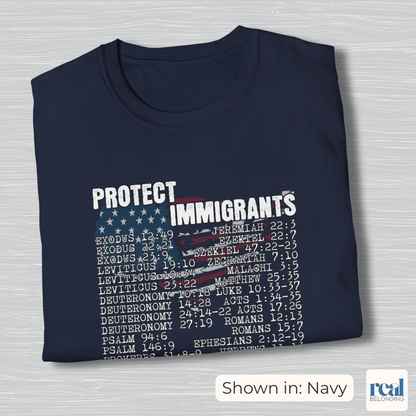 Protect Immigrants | 30 Bible Verse T-shirt
