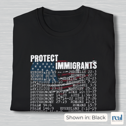 Protect Immigrants | 30 Bible Verse T-shirt