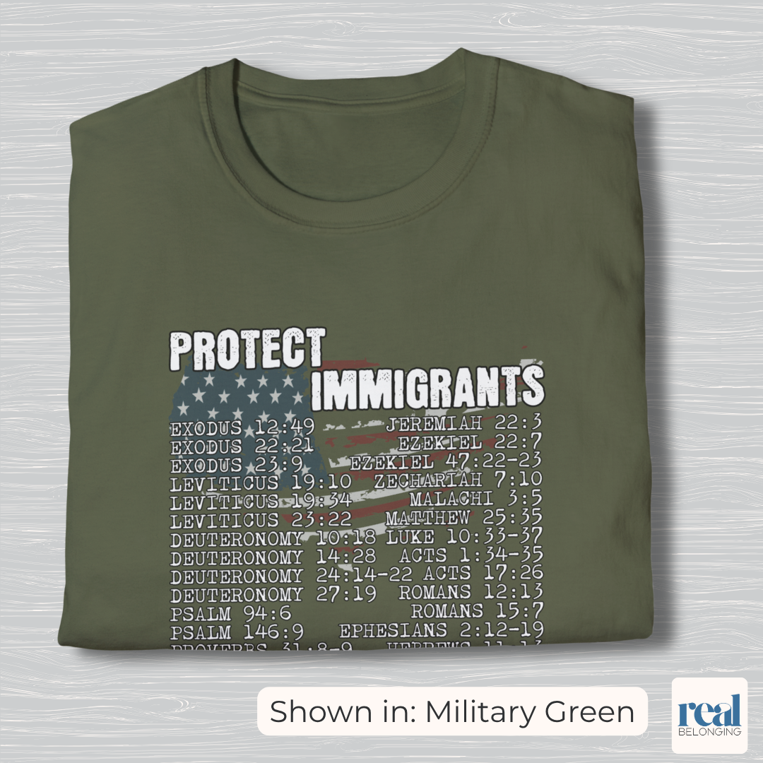 Protect Immigrants | 30 Bible Verse T-shirt