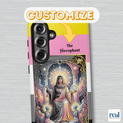 The Hierophant Queerplatonic Tarot Phone Case | LGBTQ+ Pride Major Arcana