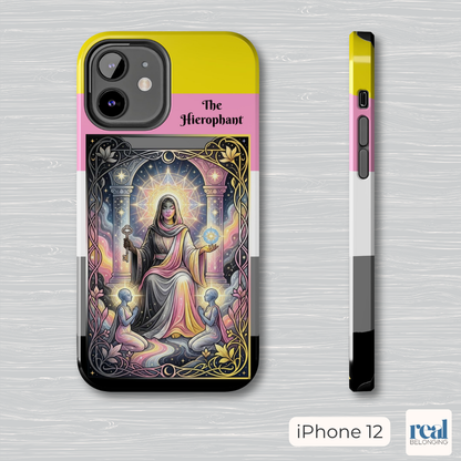 The Hierophant Queerplatonic Tarot Phone Case | LGBTQ+ Pride Major Arcana