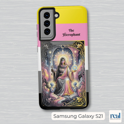The Hierophant Queerplatonic Tarot Phone Case | LGBTQ+ Pride Major Arcana