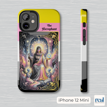 The Hierophant Queerplatonic Tarot Phone Case | LGBTQ+ Pride Major Arcana