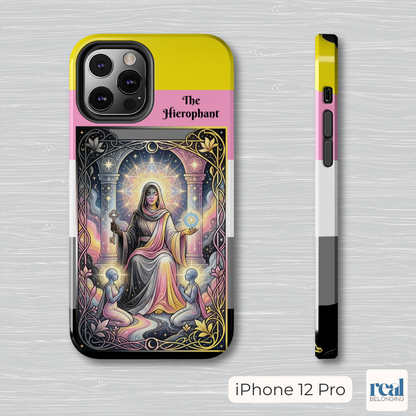 The Hierophant Queerplatonic Tarot Phone Case | LGBTQ+ Pride Major Arcana