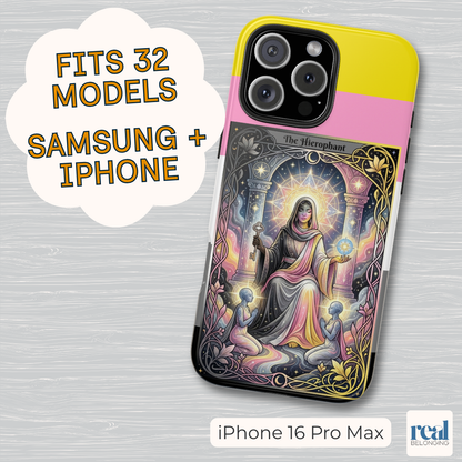 The Hierophant Queerplatonic Tarot Phone Case | LGBTQ+ Pride Major Arcana
