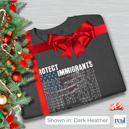Protect Immigrants | 30 Bible Verse Sweatshirt