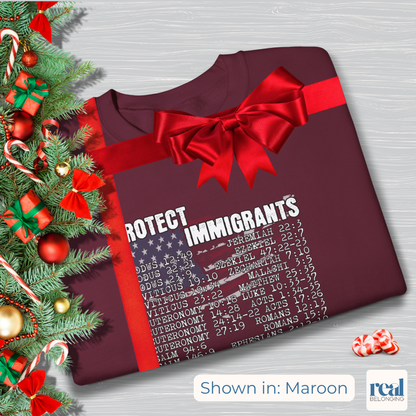 Protect Immigrants | 30 Bible Verse Sweatshirt