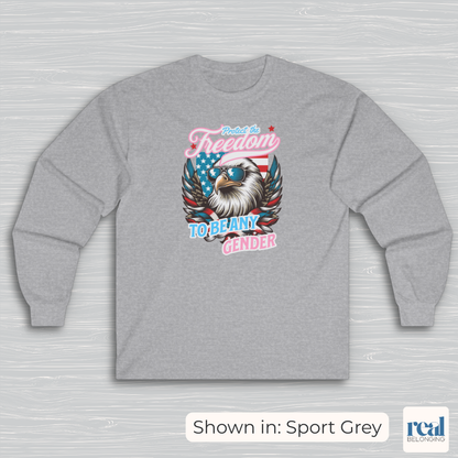 Protect Freedom To Be Any Gender Eagle Long Sleeve Shirt