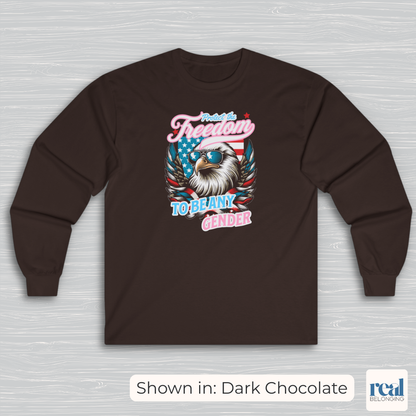 Protect Freedom To Be Any Gender Eagle Long Sleeve Shirt