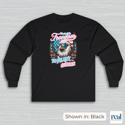 Protect Freedom To Be Any Gender Eagle Long Sleeve Shirt