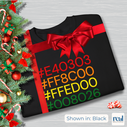 Rainbow Pride Hex Codes For Designers & Creatives | Inclusive Professionals Sweatshirt