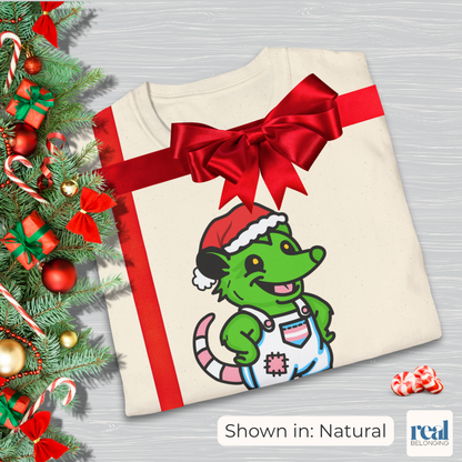 Green Christmas Santa Costume Trans Possum | Adorable AF