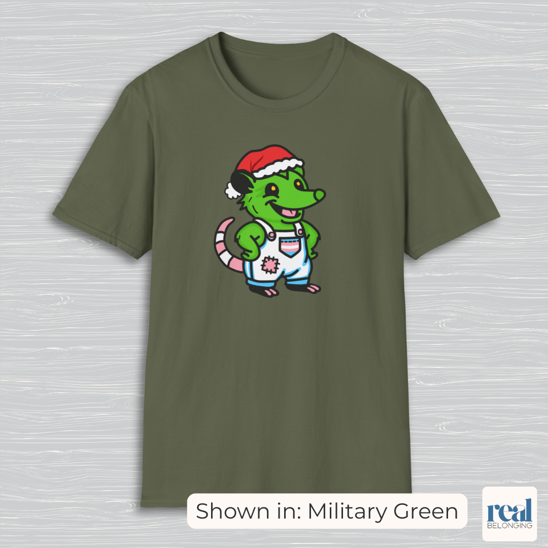 Green Christmas Santa Costume Trans Possum | Adorable AF