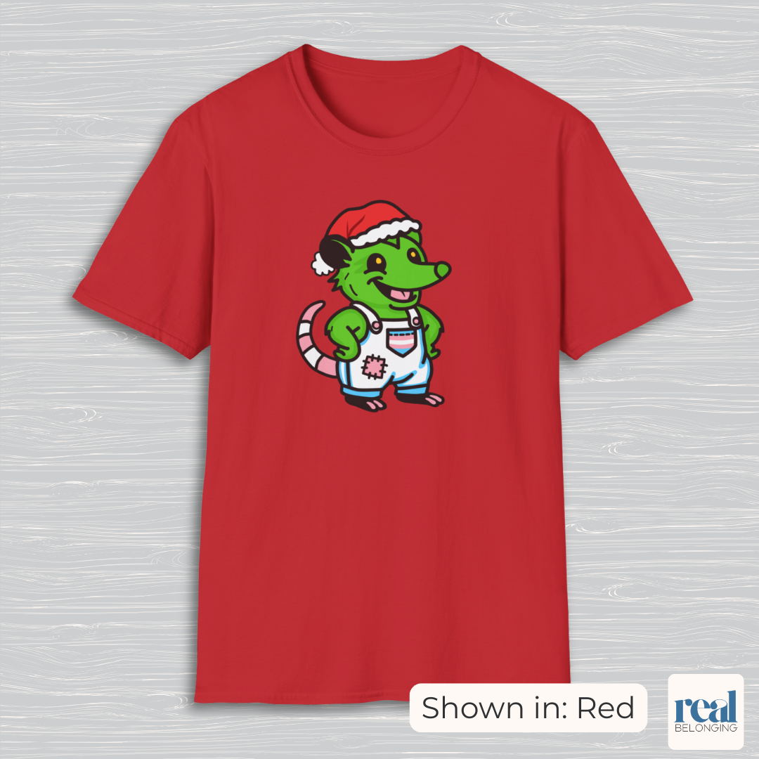 Green Christmas Santa Costume Trans Possum | Adorable AF