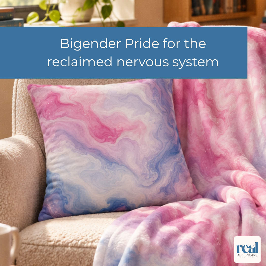 Bigender Watercolor Marble Swirl Throw Pillowcase