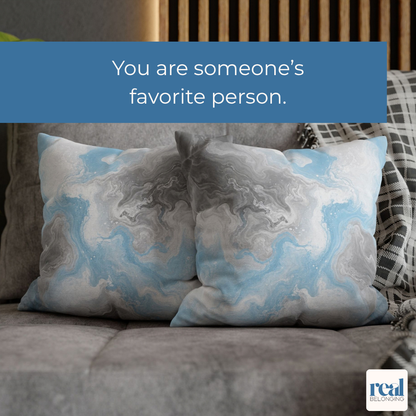 Demiboy Watercolor Marble Swirl Throw Pillowcase