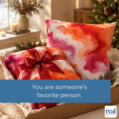 Lesbian Watercolor Marble Swirl Throw Pillowcase