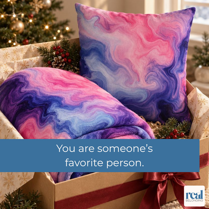 Omnisexual Watercolor Marble Swirl Throw Pillowcase