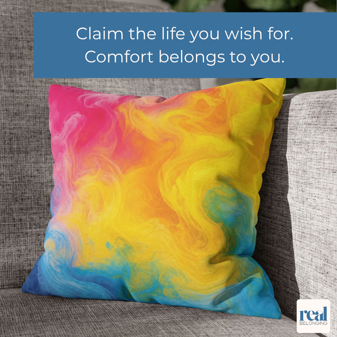 Pansexual Watercolor Marble Swirl Throw Pillowcase