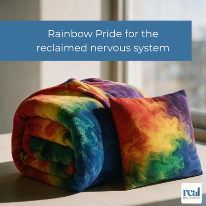 Rainbow Watercolor Marble Swirl Throw Pillowcase