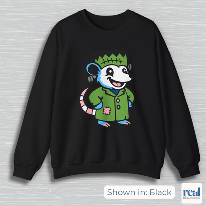 Adorable AF Transgender Frankenstein Possum Sweatshirt