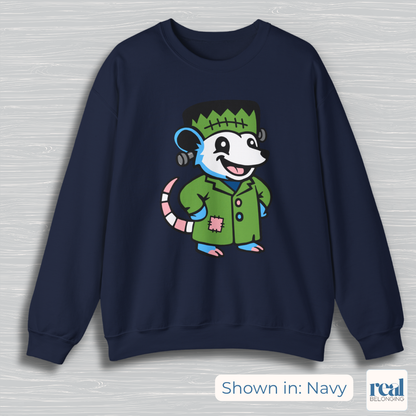 Adorable AF Transgender Frankenstein Possum Sweatshirt