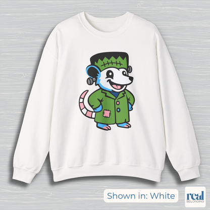 Adorable AF Transgender Frankenstein Possum Sweatshirt