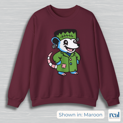 Adorable AF Transgender Frankenstein Possum Sweatshirt