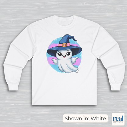 Adorable AF Witch-Ghost Trans Long Sleeve Shirt