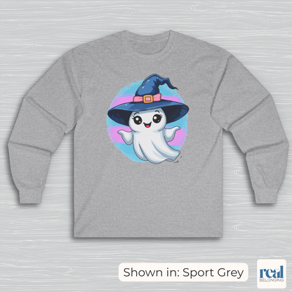 Adorable AF Witch-Ghost Trans Long Sleeve Shirt