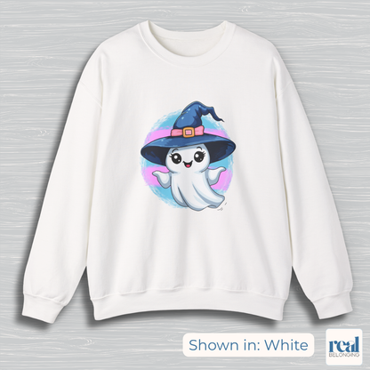 Adorable AF Witch-Ghost Trans Sweatshirt