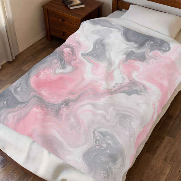Demigirl Watercolor Marble Swirl Blanket