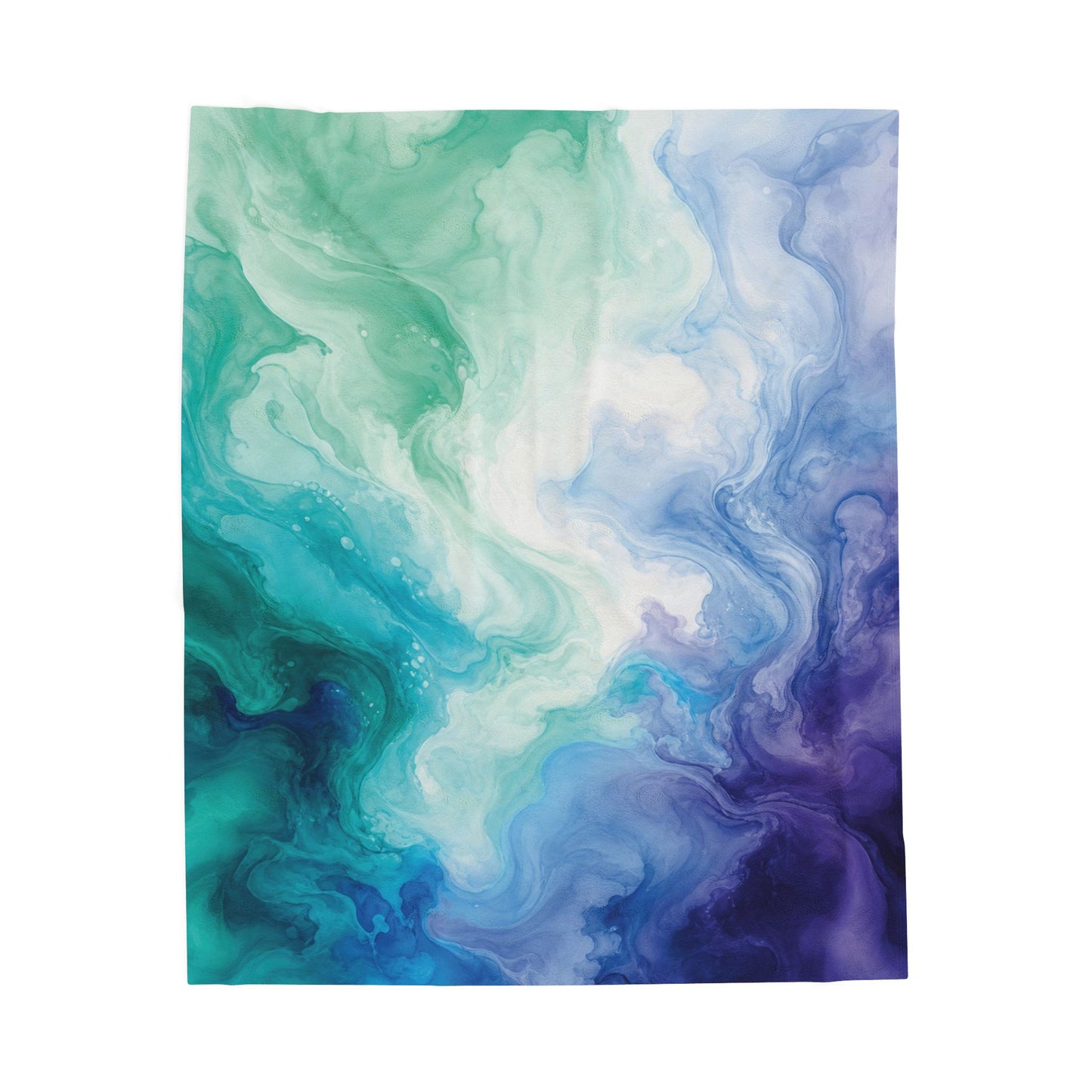 Gay (Men Who Love Men) Watercolor Marble Swirl Blanket