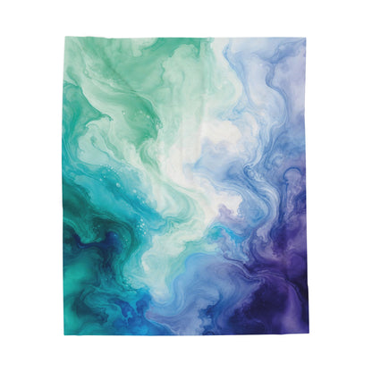 Gay (Men Who Love Men) Watercolor Marble Swirl Blanket