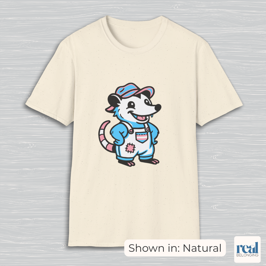 Transgender Possum Pride T-Shirt | Adorable AF