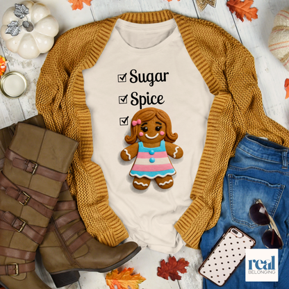 Sugar, Spice & Everything Nice Gingerbread T-shirt