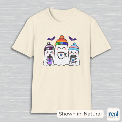 Adorable AF Ghosts - Choose: Rainbow, Trans, and either Non-binary or Asexual