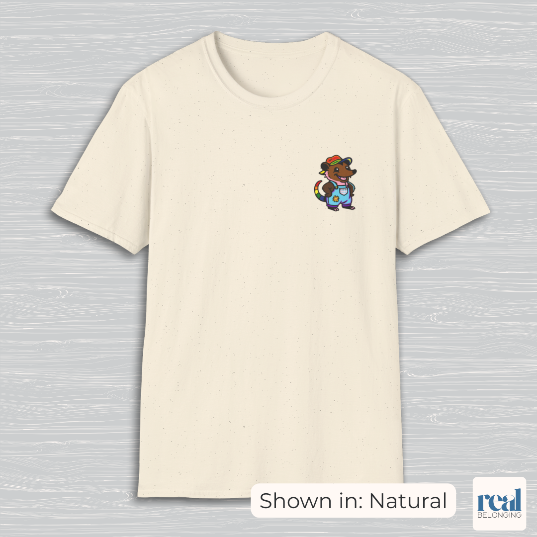 Rainbow Progress Pride Possum T-Shirt | Adorable AF